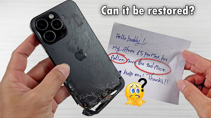 Fell The 3rd Floor? How i Restore Destroyed iPhone 15 Pro Max