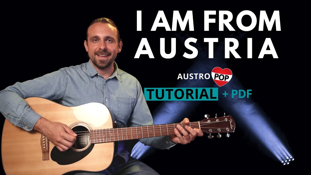 Gitarre Akustik Tutorial  I Am From Austria - Reinhard Fendrich 