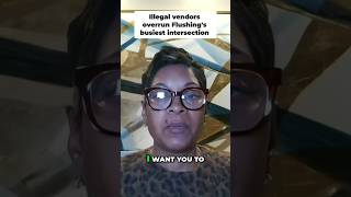 Downtown Flushing Crisis 🤯 Small Businesses vs Illegal Vendors #shorts