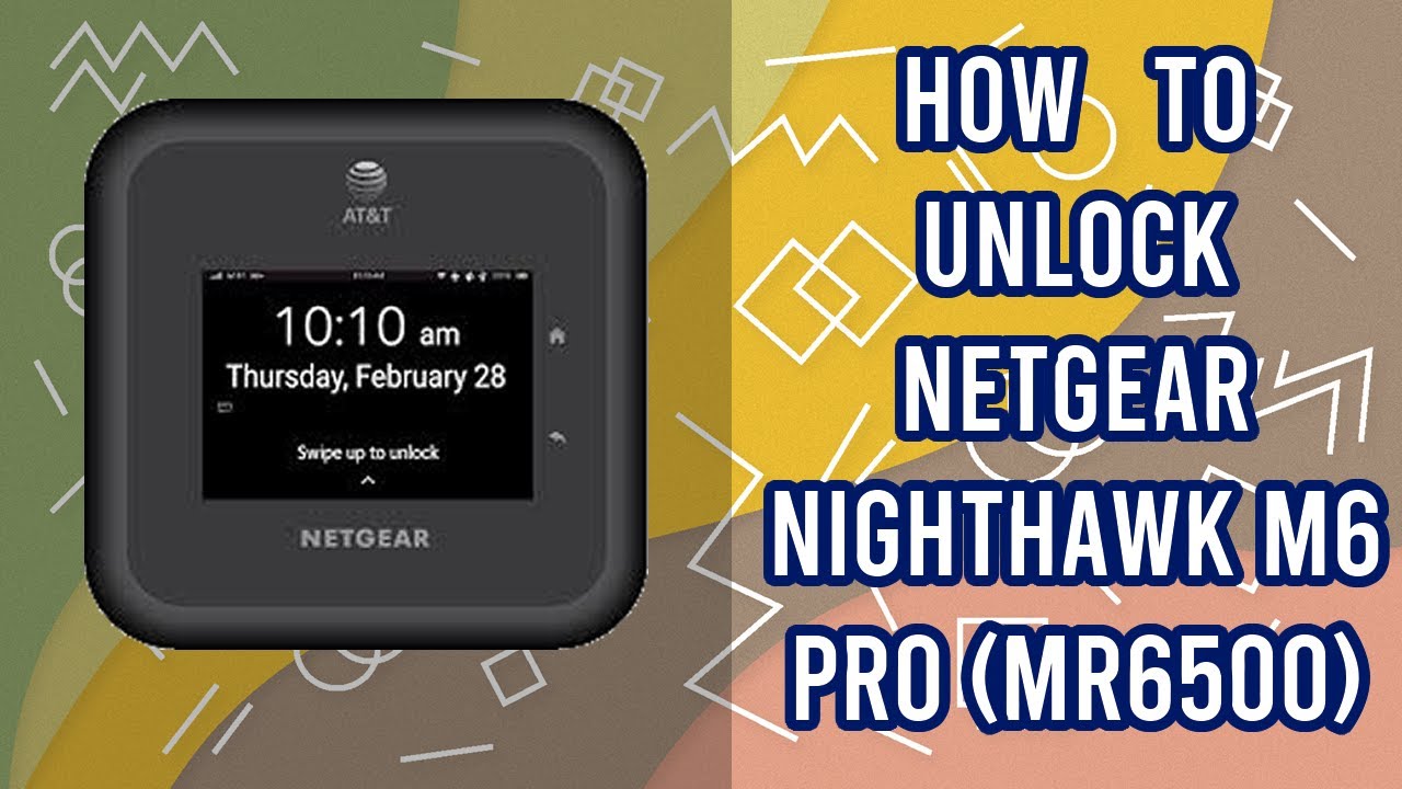 How to Unlock Netgear Nighthawk M6 PRO MR6500 by imei code, fast 