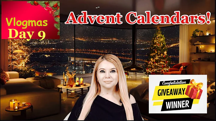 VLOGMAS Day 9! BIGGEST ADVENT CALENDAR UNBOXING! GIVEAWAY Winner! #beauty #giveaway