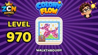 Colony Flow Level 970 Walkthrough | New Update | Full Solution