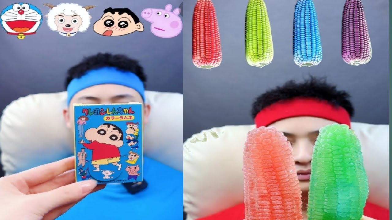 Rainbow pineapple jelly candy 🌈?।Asmr sleeplAsmr tingles।।Asmr tapping