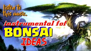 musical instrument bonsai creates positive imagination in creativity