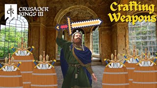 Crafting 50 Weapons in CK3 (Live Stream)