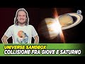 Collisione fra Giove e Saturno (+ lune) in Universe Sandbox
