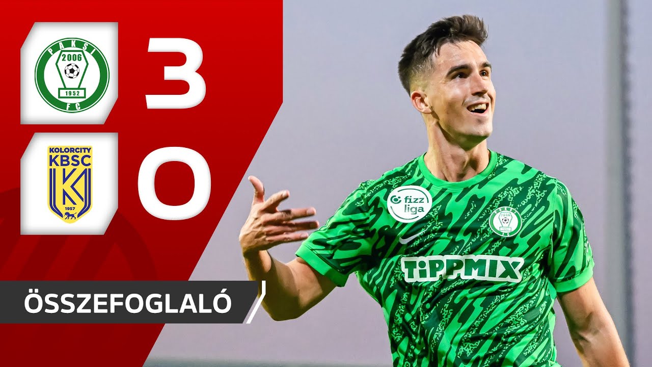 Fizz Liga: Paksi FC – Kazincbarcika 3–0 | összefoglaló