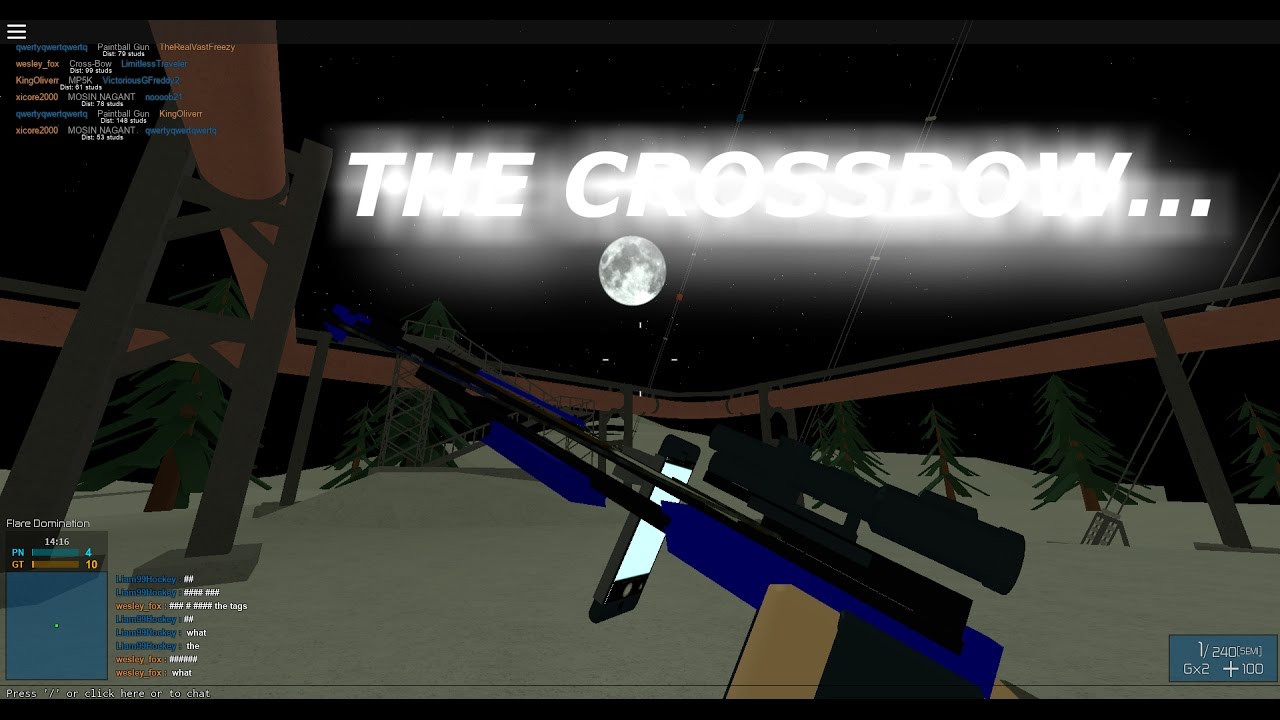 The Crossbow In Modded Phantom Forces Youtube