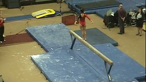 Vicki on beam, Brown Gymnastics 2010