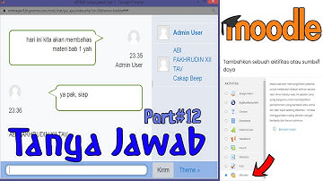 MEMBUAT FORUM OBROLAN TANYA JAWAB MOODLE - PART#12 TUTORIAL LENGKAP LMS MOODLE