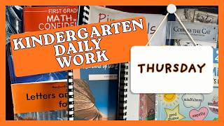 Thursday Homeschool Routine for Kindergarten | What My 5 Year Old Does in a Day (Day 4)