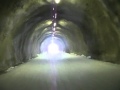 Sölden, Gletscher-Tunnel in 25 sec, vom Rettenbach- zum Tiefenbachgletscher _  Лыжный тунель