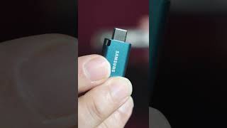 I got this small Type C ThumbDrive for iPhone 15 Pro video