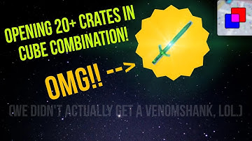 We opened 20+ Crates, and this is what we Got.. | Cube Combination (Roblox)