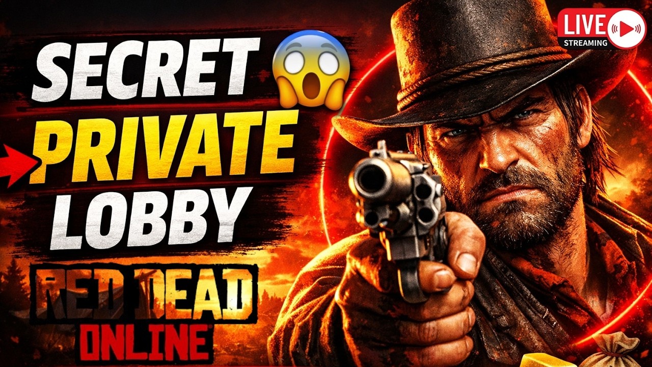 RDR2 Online LIVE 🔴 | Secret Private Lobby Grind | Online Story Game 💰