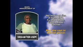 Teresa Matthew Joseph short