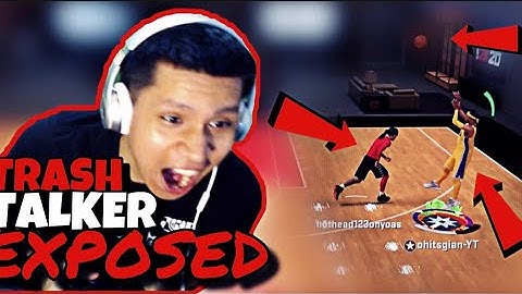 NBA 2K20| TRASH TALKER GETS EXPOSED!! 1v1 MYCOURT!! Tyceno 2.0