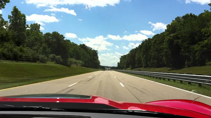Corvette ZR1 Hot Lap at GM's Milford Proving Ground