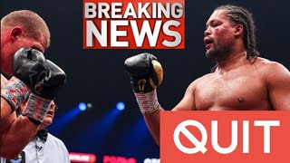 BREAKING NEWS (SAD) JOE JOYCE QUITS IN THE 11TH ROUND AGAINST UNBEATED FIGHTER 