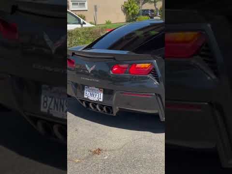 Chevrolet Corvette C7 Stingray 6.2lt Exhaust Sound Coldstart