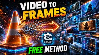How To Convert Website Video To Frames Using VLC + EZGIF | Extract Every Frame in Seconds (2026)