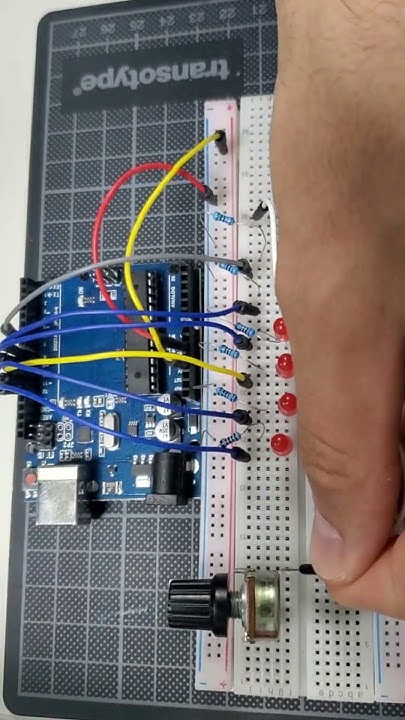 Controlling Multiple Leds by Potentiometer #arduino #arduinoideas # ...