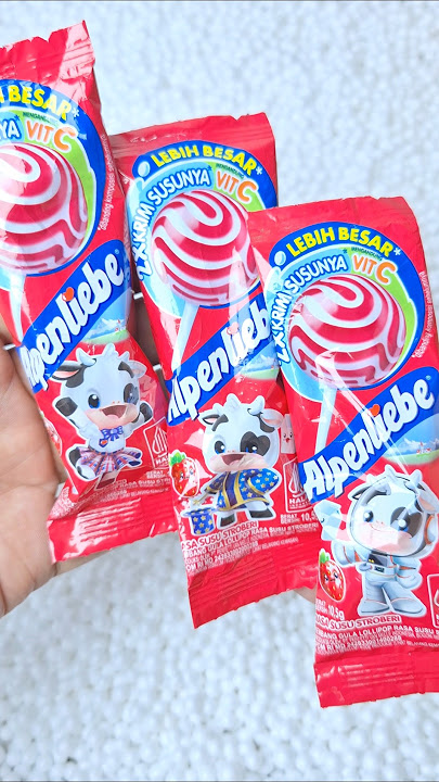 hunting permen alpenliebe strawberry dalam butiran styrofoam #shorts #jajanan #huntingjajan