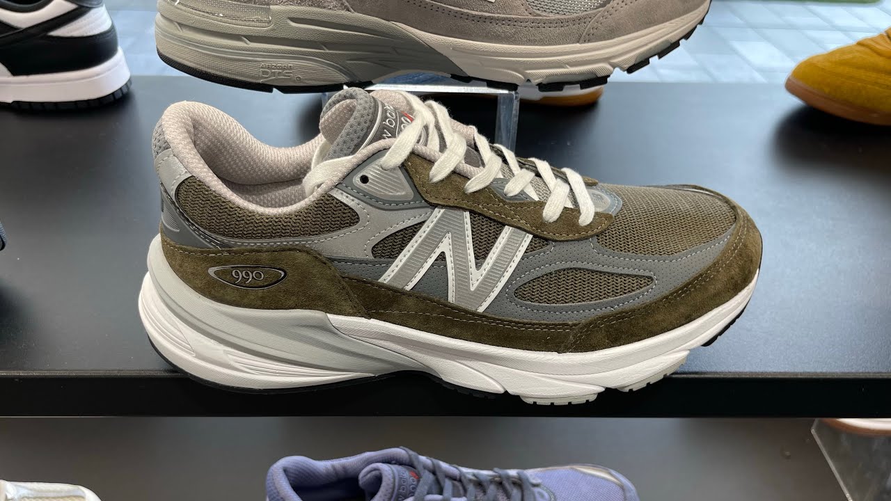 スニーカー New Balance SNEAKER (U990OG6 OLIVE) New Balance Made In USA 990v6 (Olive/Grey) - Style Code