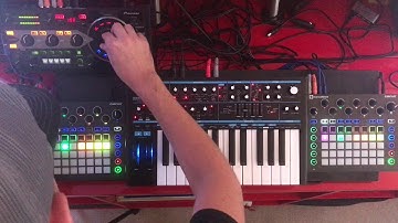 Two Novation Circuits and a Bass Station - Dawless Jam