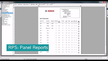 RPS: Panel Reports
