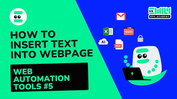 How to insert text into a web page? Web automation Tools #5 ｜ EMILY.RPA Academy #AI #SOFTWARE
