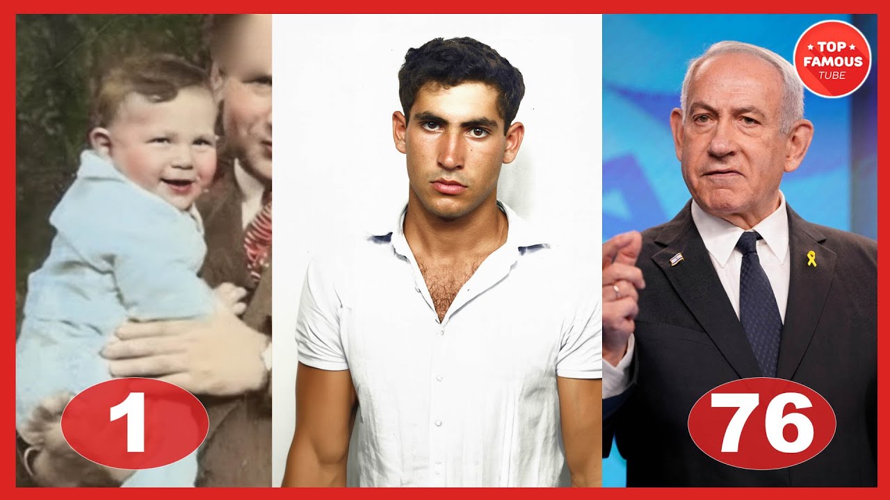 Биньямин Нетаньяху сквозь годы ⭐ Трансформация от детства до 76 лет