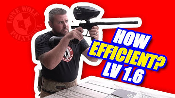 Planet Eclipse Ego LV1.6 Efficiency Test | Lone Wolf Paintball Michigan