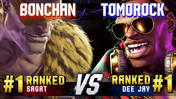 SF6 ▰ BONCHAN (#1 Ranked Sagat) vs TOMOROCK (#1 Ranked Dee Jay) ▰ High Level Gameplay