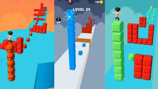 Cube Tower Stack Surfer 3D Race | Android Gameplay |#15 screenshot 5