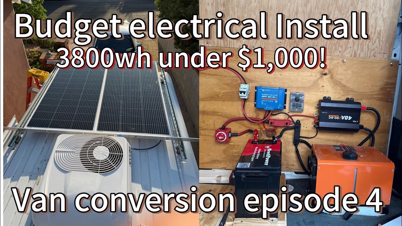 Camper van electrical install | DIY Van conversion episode 4 - YouTube