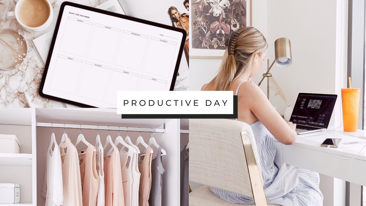 Download PRODUCTIVE DAY | Ticking off my to do list, planning & wardrobe organization
