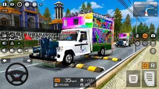BUSSID New DJ Pickup Mod Challenge 😍 | Realistic Speed Breakers & Mobile Controls screenshot 1
