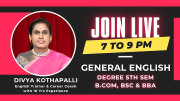 General English 5th Sem (Degree Students) | Complete Syllabus, Important Questions & Exam Strategy 📚