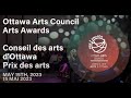 Arts awards 2023  laureates announcement  annonce des laurates  prix des arts 2023