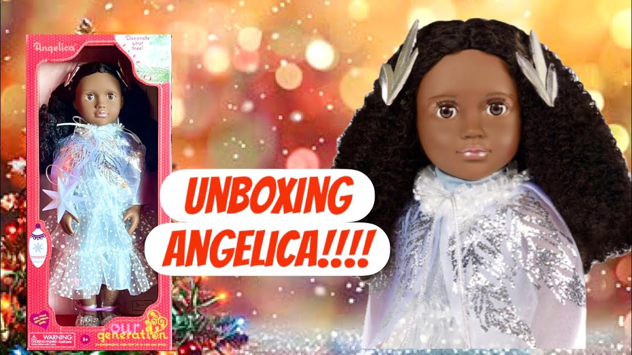 Обзор распаковки: кукла Angelica из лимитированной праздничной коллекции Our Generation, 18 дюймов