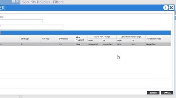 Deploying an Application Profile - Creating Filters, Release 1.0(1e)