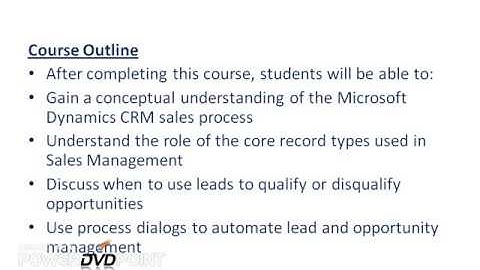 Microsoft Dynamics CRM 2011 Training