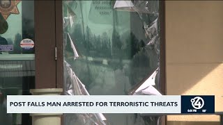 Post Falls man arrested for terroristic threats