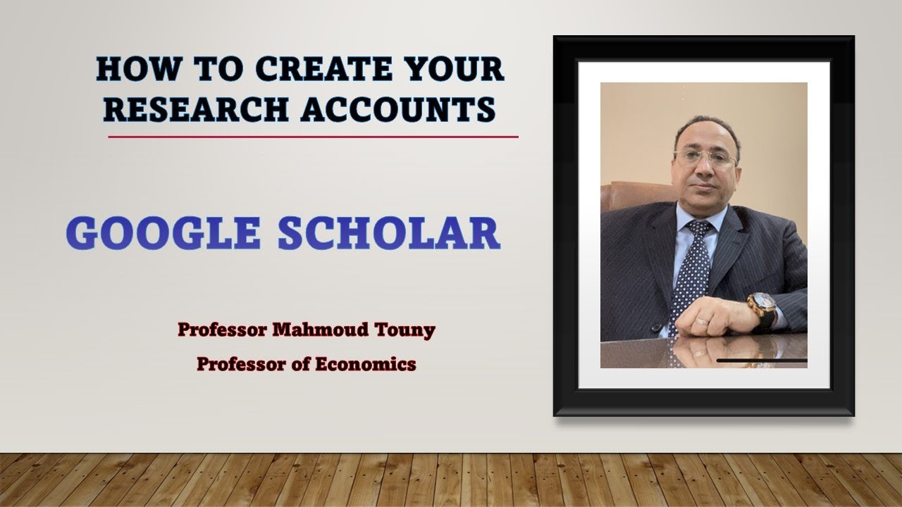 How To Create Research Accounts Create Google Scholar Account And How to create research accounts create google scholar account and