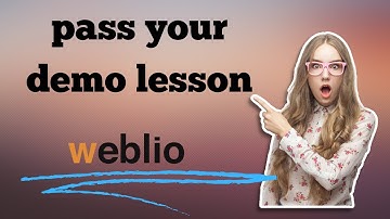 How to Ace Your Weblio Demo Lesson: Top Tips for Success(2024)