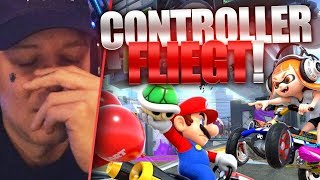 Der Controller fliegt | Rage in Mario Kart | SpontanaBlack