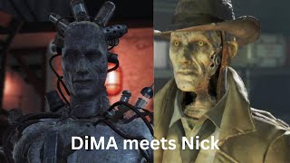 Fallout 4 :What happens if Nick meets DiMA