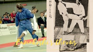 Gichin Funakoshi's two lost throws 船越 義珍 空手道教範