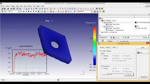 Deform 3D Introduction of Turning process Post processor Part 4